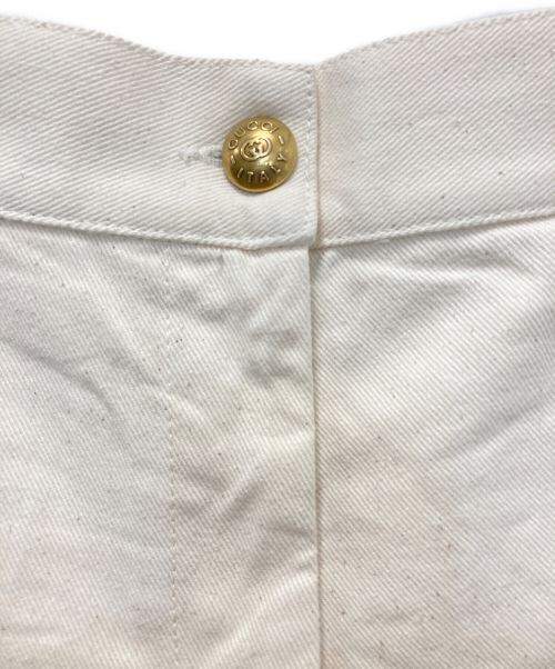 GUCCI（グッチ）GUCCI (グッチ) ショートパンツ ホワイト サイズ:24の古着・服飾アイテム