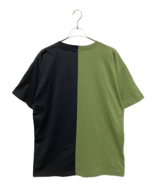 GUCCI（グッチ）GUCCI (グッチ) THE NORTH FACE (ザ ノース フェイス) コラボバイカラーTシャツ グリーン×ブラック サイズ:XLの古着・服飾アイテム