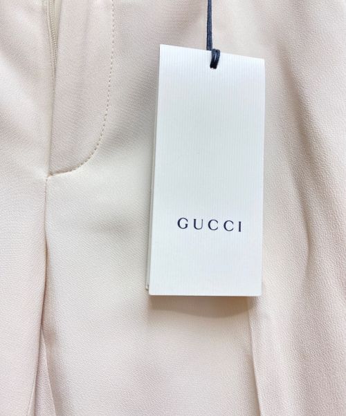 GUCCI（グッチ）GUCCI (グッチ) サイドラインパンツ ピンク サイズ:38 未使用品の古着・服飾アイテム