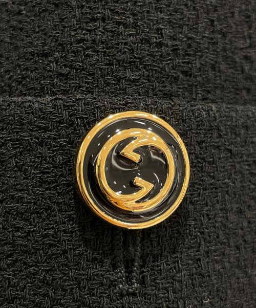 GUCCI（グッチ）GUCCI (グッチ) ウールジャケット ブラック サイズ:36の古着・服飾アイテム