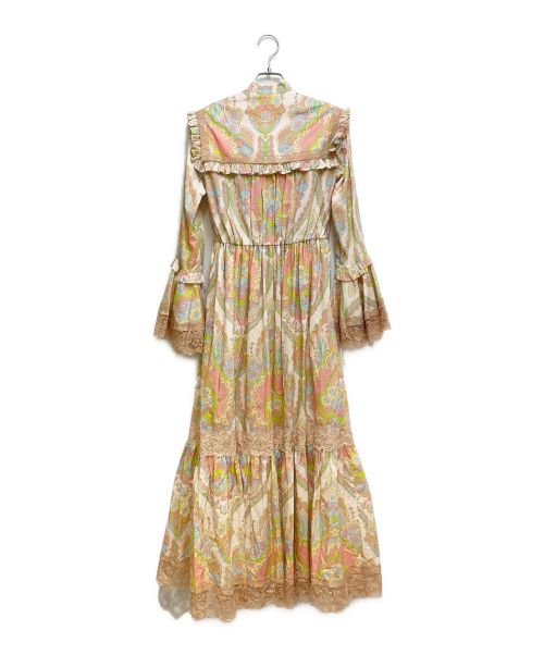 GUCCI（グッチ）GUCCI (グッチ) フォークロアワンピース ピンク サイズ:36の古着・服飾アイテム