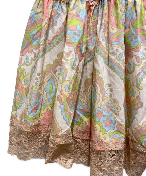 GUCCI（グッチ）GUCCI (グッチ) フォークロアワンピース ピンク サイズ:36の古着・服飾アイテム