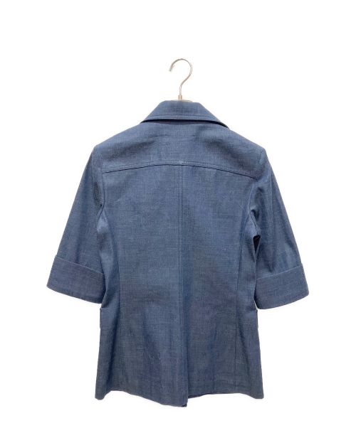GUCCI（グッチ）GUCCI (グッチ) デニムシャツジャケット ネイビー サイズ:36の古着・服飾アイテム