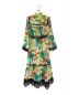 GUCCI (グッチ) フラワープリントドレス グリーン サイズ:36：79800円