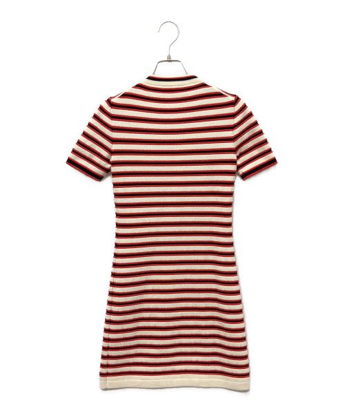 LOUIS VUITTON（ルイ ヴィトン）LOUIS VUITTON (ルイ ヴィトン) ボーダーニット ジップワンピース サイズ:XSの古着・服飾アイテム