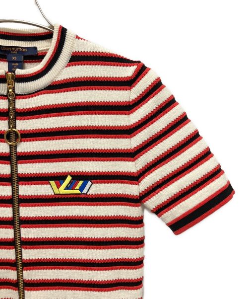 LOUIS VUITTON（ルイ ヴィトン）LOUIS VUITTON (ルイ ヴィトン) ボーダーニット ジップワンピース サイズ:XSの古着・服飾アイテム