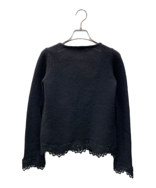 CHANEL（シャネル）CHANEL (シャネル) ニットスカートアンサンブルセットアップ ブラック サイズ:34の古着・服飾アイテム