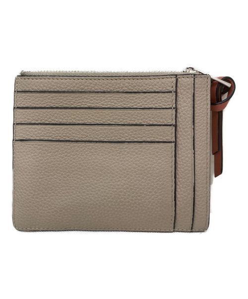 LOEWE（ロエベ）LOEWE (ロエベ) コインカードホルダー ライトオーツ/ハニー サイズ:ラージの古着・服飾アイテム