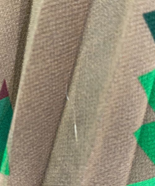 sacai（サカイ）sacai (サカイ) PENDLETON (ペンドルトン) レイヤードキャミワンピース グリーン サイズ:1の古着・服飾アイテム