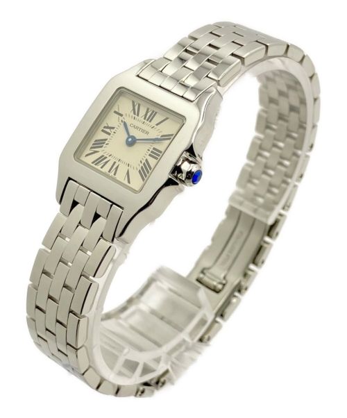 Cartier（カルティエ）Cartier (カルティエ) サントスドゥモアゼルSM アイボリー文字盤 サイズ:20の古着・服飾アイテム