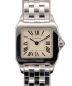 Cartier（カルティエ）の古着「サントスドゥモアゼルSM」｜アイボリー文字盤