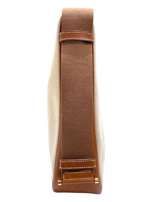 HERMES（エルメス）HERMES (エルメス) サコ ブラウン×ベージュの古着・服飾アイテム