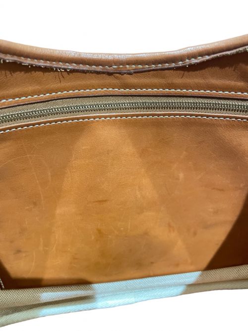 HERMES（エルメス）HERMES (エルメス) サコ ブラウン×ベージュの古着・服飾アイテム