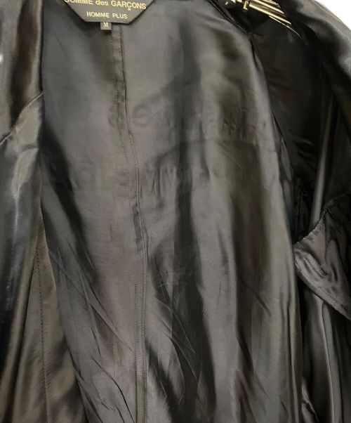 COMME des GARCONS HOMME PLUS（コムデギャルソンオムプリュス）COMME des GARCONS HOMME PLUS (コムデギャルソンオムプリュス) 22SS 花の存在期 キュプラオーバーサイズジャケット ブラック サイズ:Mの古着・服飾アイテム
