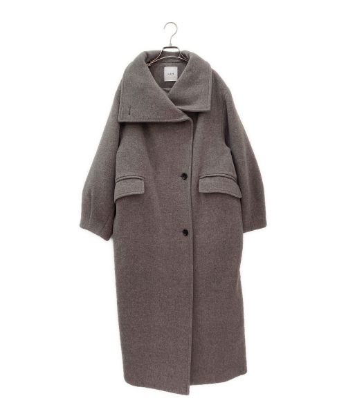 CLANE（クラネ）CLANE (クラネ) UP NECK OVER DOUBLE COAT グレー サイズ:2の古着・服飾アイテム