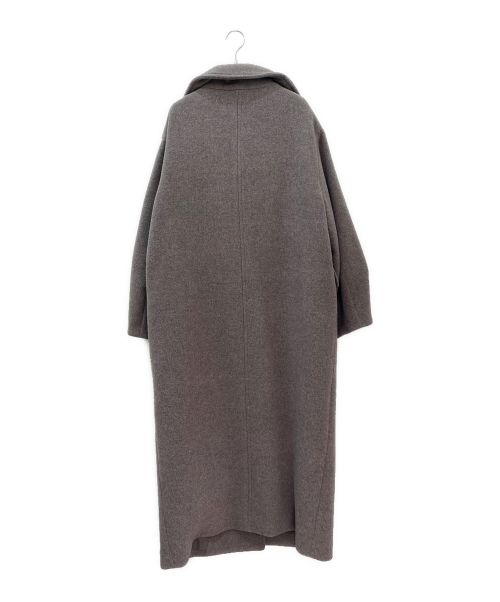 CLANE（クラネ）CLANE (クラネ) UP NECK OVER DOUBLE COAT グレー サイズ:2の古着・服飾アイテム