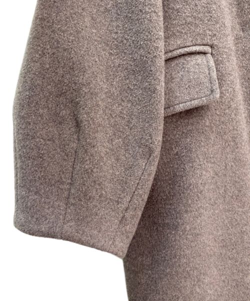 CLANE（クラネ）CLANE (クラネ) UP NECK OVER DOUBLE COAT グレー サイズ:2の古着・服飾アイテム