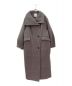 CLANE（クラネ）の古着「UP NECK OVER DOUBLE COAT」｜グレー
