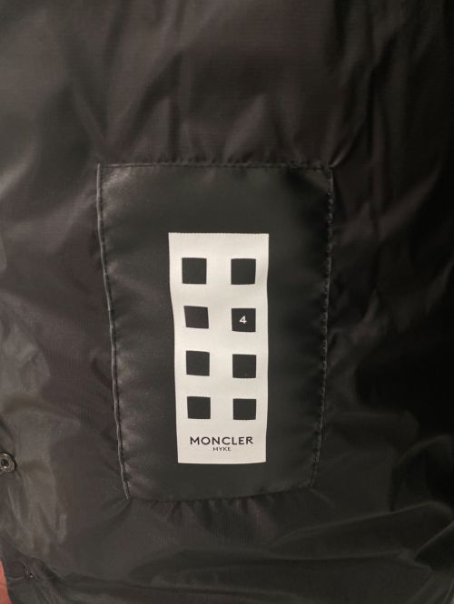 MONCLER GENIUS（モンクレール ジーニアス）MONCLER GENIUS (モンクレール ジーニアス) HYKE (ハイク) GALENSTOCKIS ブラック サイズ:1の古着・服飾アイテム