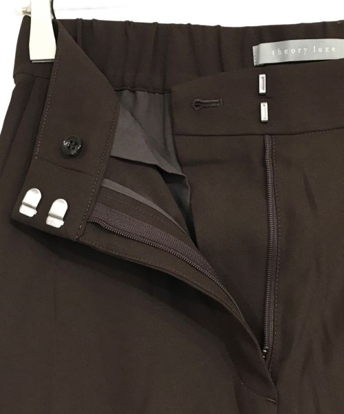 theory luxe（セオリーリュクス）theory luxe (セオリーリュクス) Canyon Alexis パンツ ブラウン サイズ:38の古着・服飾アイテム