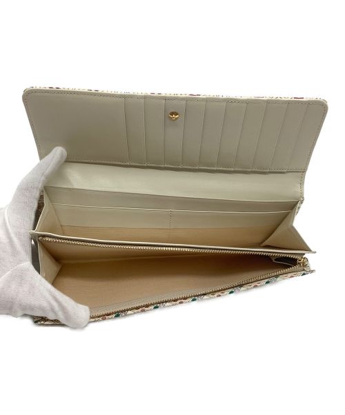 文庫屋 大関（ブンコヤ オオゼキ）文庫屋 大関 (ブンコヤ オオゼキ) 長財布 ホワイトの古着・服飾アイテム