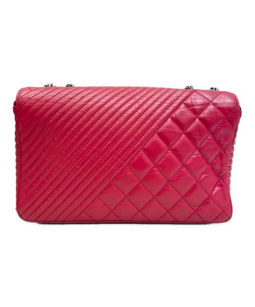 CHANEL（シャネル）CHANEL (シャネル) チェーンショルダーバッグ レッドの古着・服飾アイテム