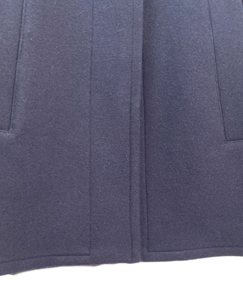 DRIES VAN NOTEN（ドリスヴァンノッテン）DRIES VAN NOTEN (ドリスヴァンノッテン) ウールステンカラーコート ネイビー サイズ:Ⅿの古着・服飾アイテム