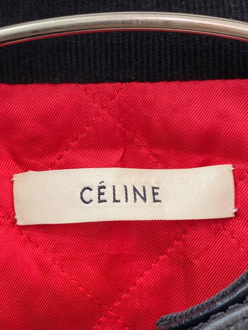 CELINE（セリーヌ）CELINE (セリーヌ) ライダースジャケット ブラック サイズ:38の古着・服飾アイテム