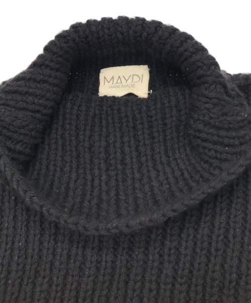 MAYDI（マイディ）MAYDI (マイディ) タートルネックニット ブラック サイズ:Sの古着・服飾アイテム