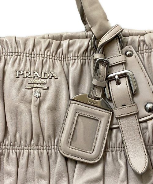 PRADA（プラダ）PRADA (プラダ) ナッパゴーフル2wayバッグ ピンクの古着・服飾アイテム