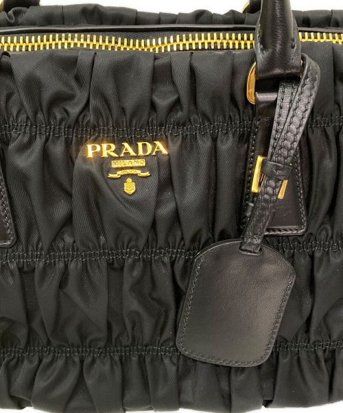 PRADA（プラダ）PRADA (プラダ) 2WAYショルダーバッグ ブラックの古着・服飾アイテム