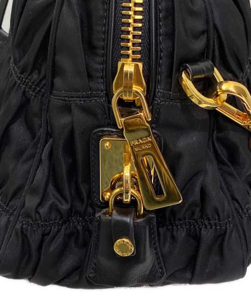 PRADA（プラダ）PRADA (プラダ) 2WAYショルダーバッグ ブラックの古着・服飾アイテム