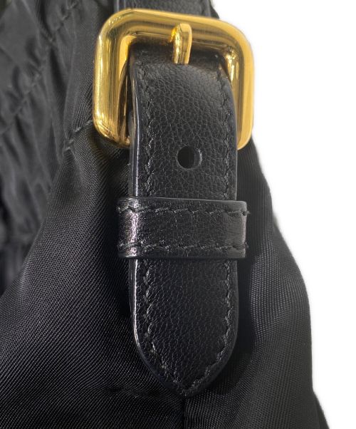 PRADA（プラダ）PRADA (プラダ) ナイロンハンドバッグ ブラックの古着・服飾アイテム