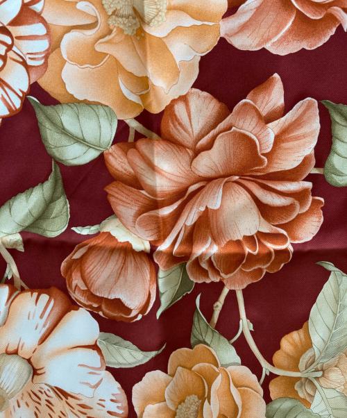 Ferragamo（フェラガモ）Ferragamo (フェラガモ) スカーフ ピンクの古着・服飾アイテム