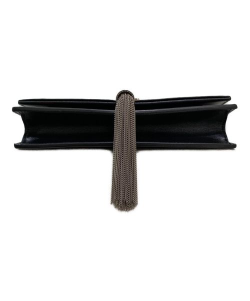 Saint Laurent Paris（サンローランパリ）Saint Laurent Paris (サンローランパリ) ケイトタッセルチェーンウォレット ブラック×レッドの古着・服飾アイテム