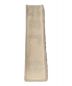 中古・古着 CHANEL (シャネル) Mouton Logo Muffler ホワイト×ブラック：180000円