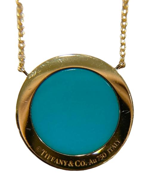 TIFFANY & Co.（ティファニー）TIFFANY & Co. (ティファニー) ダイヤモンド＆ターコイズ サークル ペンダントの古着・服飾アイテム