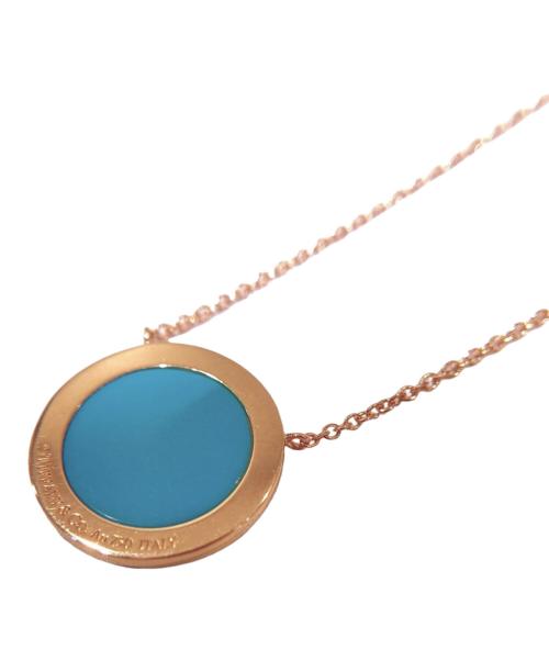 TIFFANY & Co.（ティファニー）TIFFANY & Co. (ティファニー) ダイヤモンド＆ターコイズ サークル ペンダントの古着・服飾アイテム