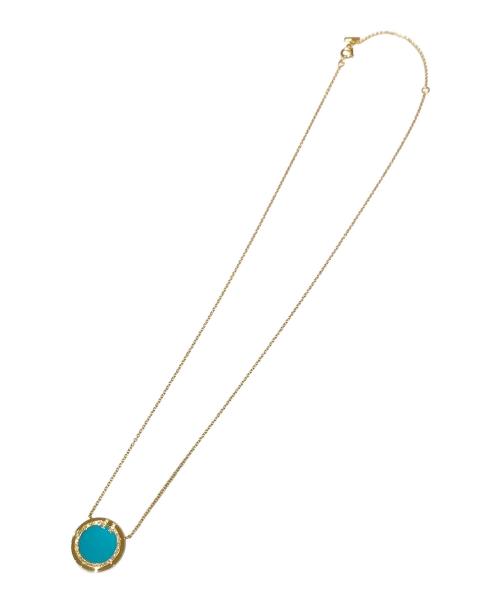 TIFFANY & Co.（ティファニー）TIFFANY & Co. (ティファニー) ダイヤモンド＆ターコイズ サークル ペンダントの古着・服飾アイテム