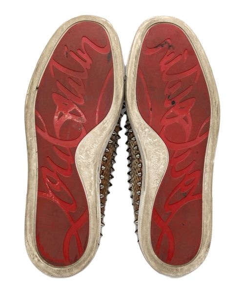 Christian Louboutin（クリスチャン・ルブタン）Christian Louboutin (クリスチャン・ルブタン) スリッポン ブラウン サイズ:42の古着・服飾アイテム