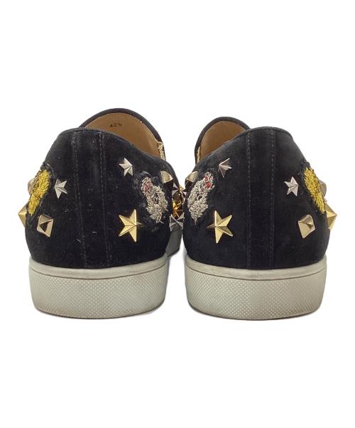 Christian Louboutin（クリスチャン・ルブタン）Christian Louboutin (クリスチャン・ルブタン) スリッポン ブラック サイズ:42 1/2の古着・服飾アイテム