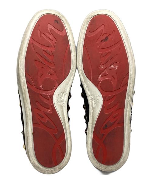 Christian Louboutin（クリスチャン・ルブタン）Christian Louboutin (クリスチャン・ルブタン) スリッポン ブラック サイズ:42 1/2の古着・服飾アイテム