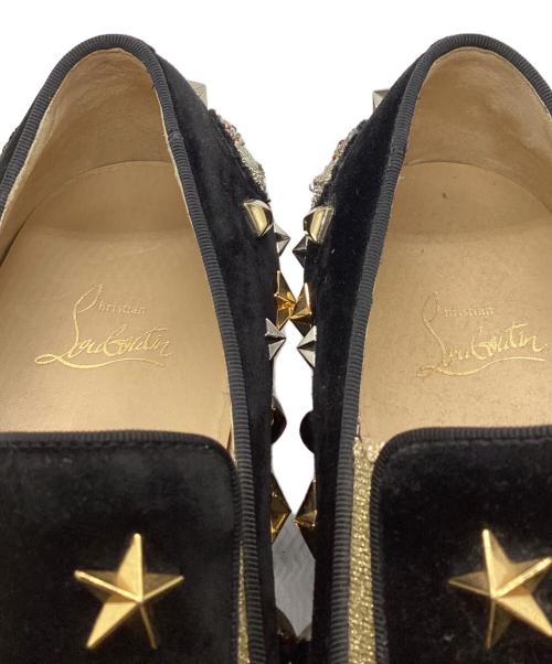 Christian Louboutin（クリスチャン・ルブタン）Christian Louboutin (クリスチャン・ルブタン) スリッポン ブラック サイズ:42 1/2の古着・服飾アイテム