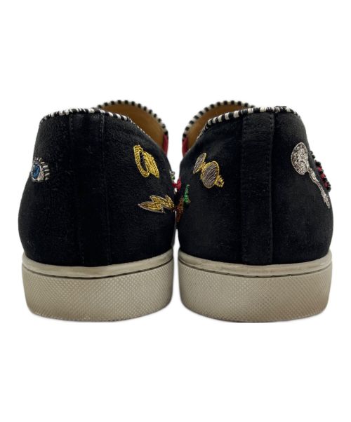 Christian Louboutin（クリスチャン・ルブタン）Christian Louboutin (クリスチャン・ルブタン) スリッポン ブラック サイズ:42の古着・服飾アイテム