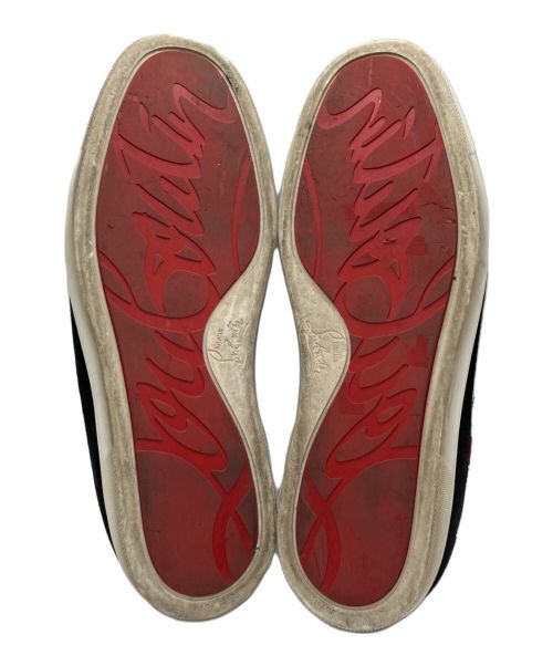 Christian Louboutin（クリスチャン・ルブタン）Christian Louboutin (クリスチャン・ルブタン) スリッポン ブラック サイズ:42の古着・服飾アイテム