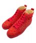 Christian Louboutin（クリスチャン・ルブタン）の古着「ハイカットスニーカー」｜レッド