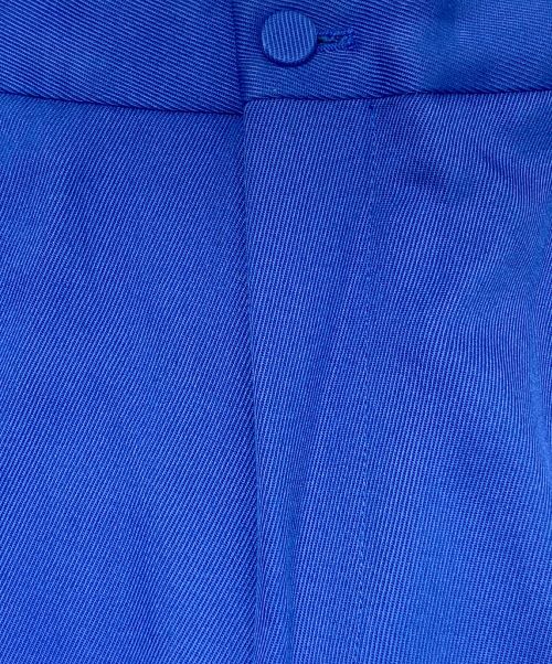 GUCCI（グッチ）GUCCI (グッチ) プリーツフロントパンツ ブルー サイズ:50の古着・服飾アイテム