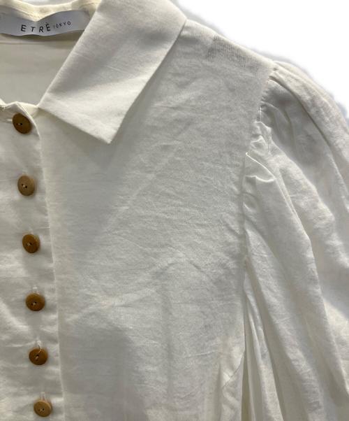 ETRE TOKYO（エトレトウキョウ）ETRE TOKYO (エトレトウキョウ) シャツ ホワイト サイズ:フリーの古着・服飾アイテム