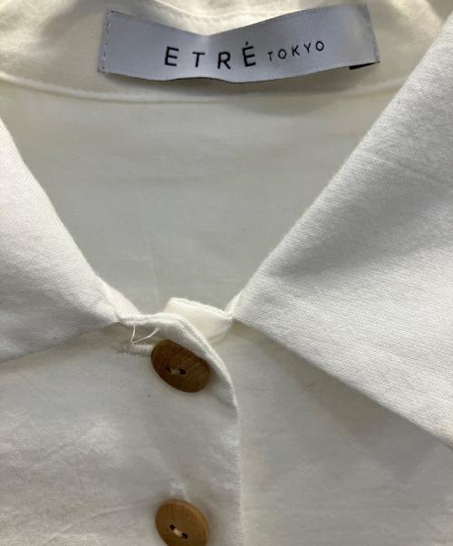 ETRE TOKYO（エトレトウキョウ）ETRE TOKYO (エトレトウキョウ) シャツ ホワイト サイズ:フリーの古着・服飾アイテム