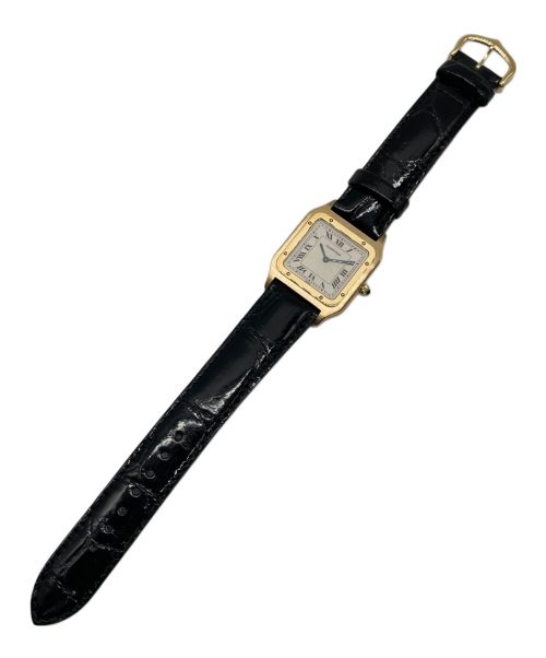 Cartier（カルティエ）Cartier (カルティエ)  サントス デュモン LM エクストラスリム Ref.W1505453 シルバー文字盤 サイズ:LMの古着・服飾アイテム